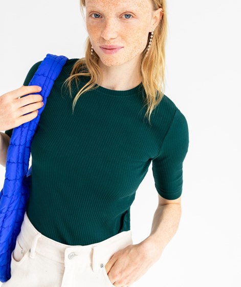 KAUF DICH GLÜCKLICH T-Shirt Tannengrün aus Bio-Baumwolle