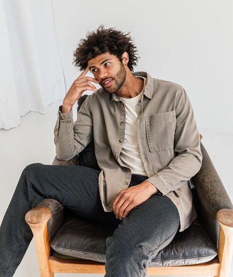 KAUF DICH GLÜCKLICH Hemd Hellkhaki