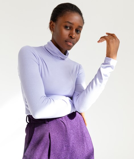 KAUF DICH GLÜCKLICH Longsleeve Flieder aus Viskose (LENZING™ ECOVERO™)