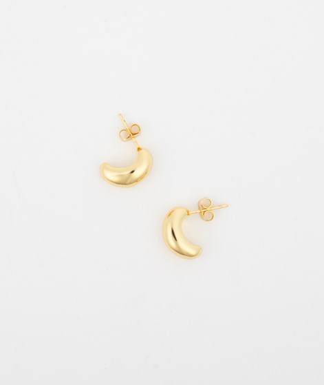 KAUF DICH GLÜCKLICH Halbmondform Ohrringe Gold