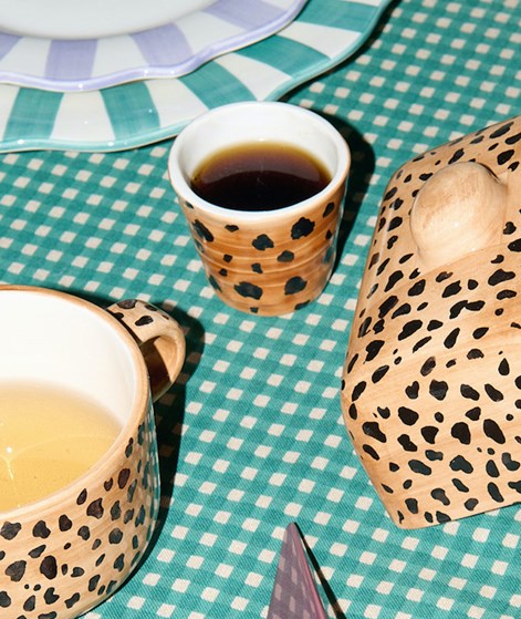 ANNA + NINA Leopard Espresso Becher
