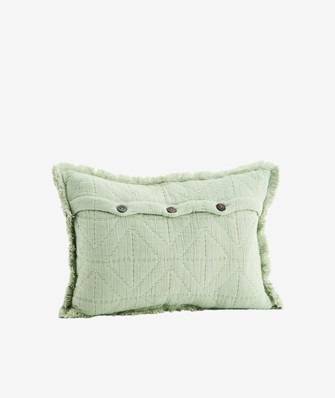 MADAM STOLTZ Quilted Kissenbezug Grün (30x45 cm)