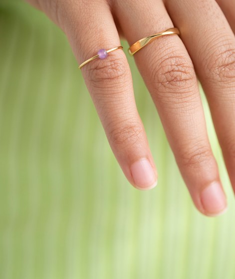 KAUF DICH GLÜCKLICH Twist Ring Gold