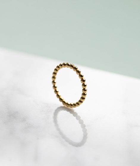 KAUF DICH GLÜCKLICH Ring Goldkugeln
