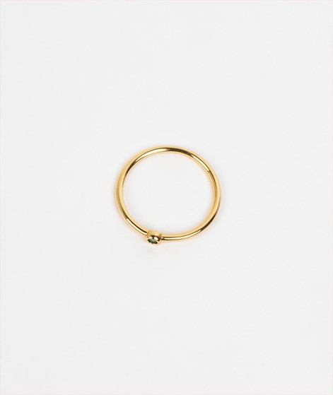 KAUF DICH GLÜCKLICH Ring Grün Gold