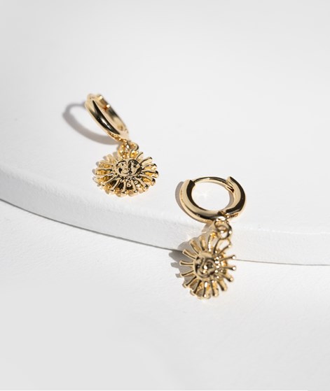 EBBA Ohrringe Gold Sonnenanhänger