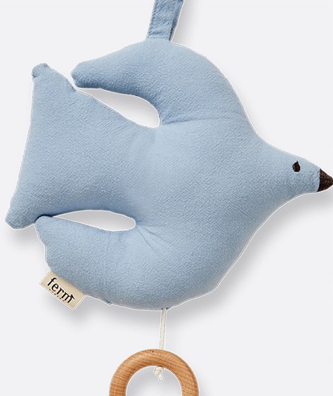 FERM LIVING Swif Bird Musik Mobilé Blau