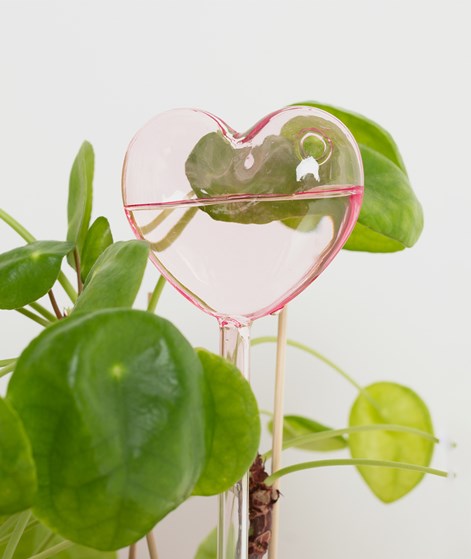 YUKU Wasserspender Herz (8x2,5x25 cm) Rosa