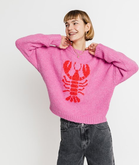 KAUF DICH GLÜCKLICH Pullover Hummer Pink