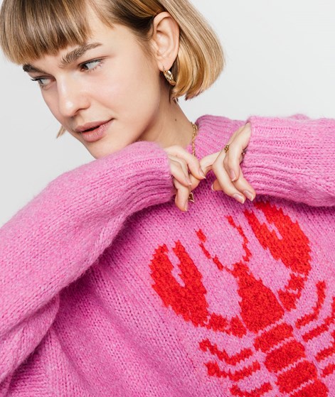 KAUF DICH GLÜCKLICH Pullover Hummer Pink