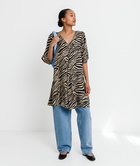 KAUF DICH GLÜCKLICH Kleid Zebraprint