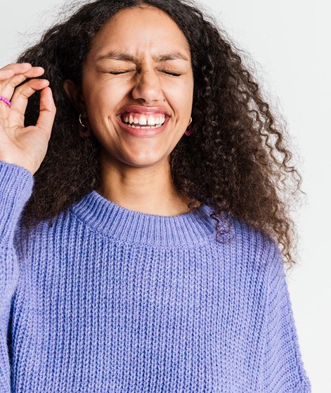 KAUF DICH GLÜCKLICH Pullover Lila