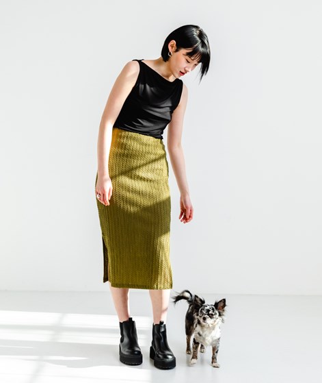 KAUF DICH GLÜCKLICH Top Schwarz aus Viskose (LENZING™ ECOVERO™)