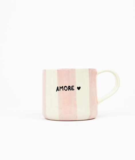 KAUF DICH GLÜCKLICH Mug Amore Streifen