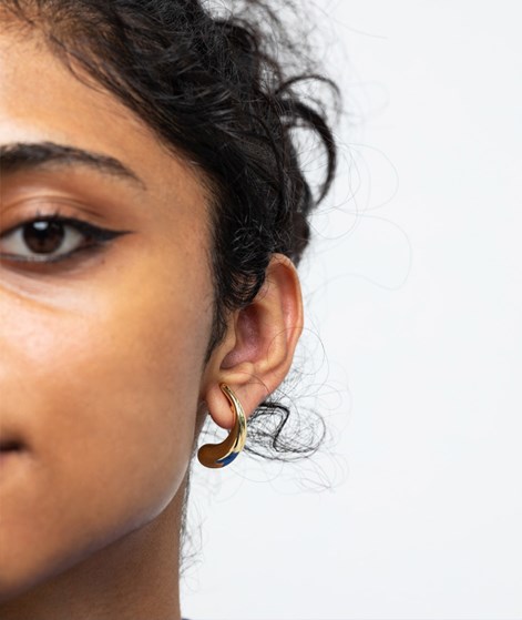 KAUF DICH GLÜCKLICH Tropfenform Ohrringe Gold