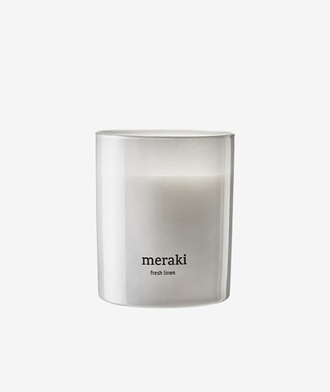 MERAKI Fresh Linen Durftkerze Weiß