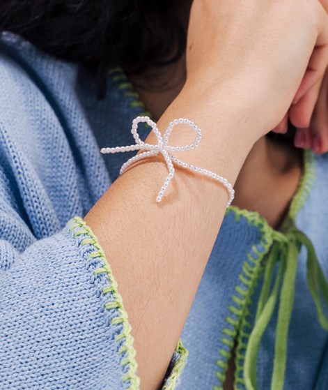 EBBA Perlen Armband Weiß