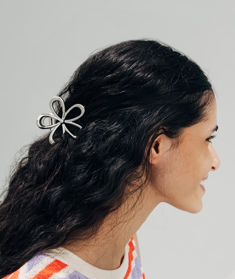 EBBA Haarclip Blume Silber