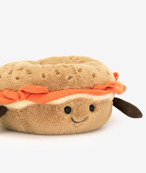JELLYCAT Amuseables Bagel Spielzeug Hellbraun