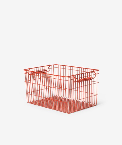 FERM LIVING Cala Stackable Baskets Korb Rot