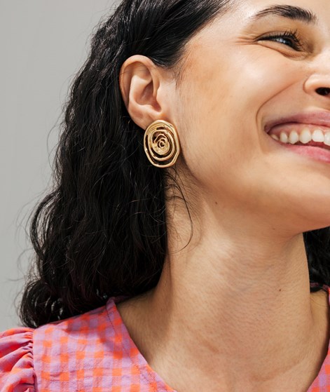 EBBA Ohrringe Spirale Rose Gold