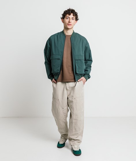 REVOLUTION Bomber Jacke Petrolgrün