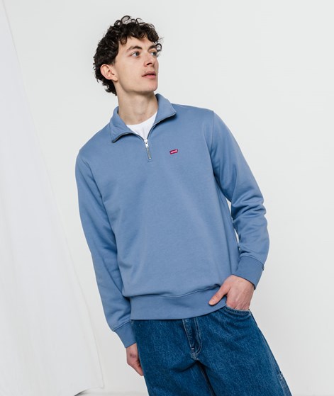 LEVI`S® Original HM 1/4 Zip Sweater Blau