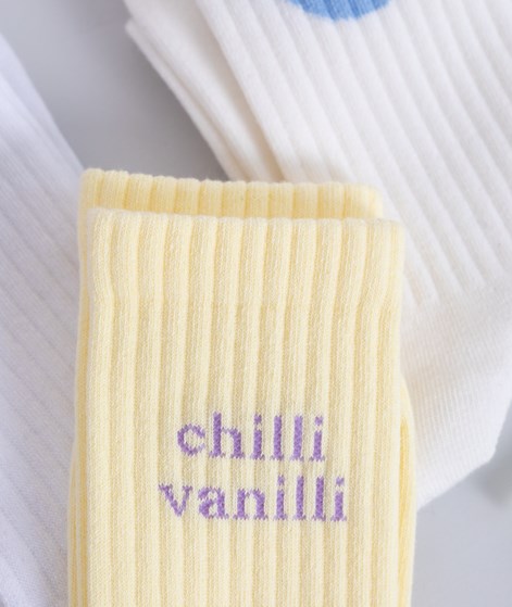 KAUF DICH GLÜCKLICH Tennissocke Chilli Vanilli (Gr. 36-41) aus Bio-Baumwolle