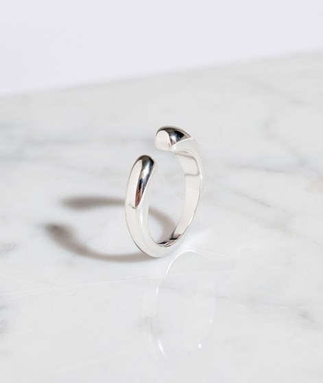 KAUF DICH GLÜCKLICH Offener Ring Silber