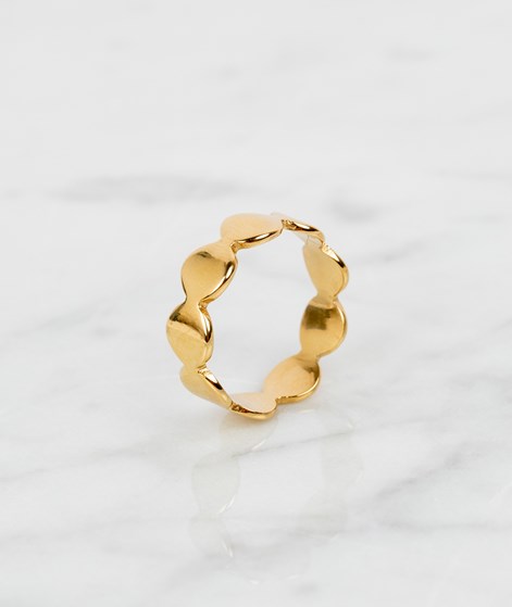 KAUF DICH GLÜCKLICH Verschmolzene Kreise Ring Gold