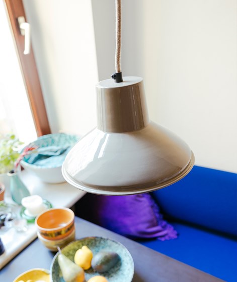 MADAM STOLTZ Emaille (24,5x15cm) Deckenlampe