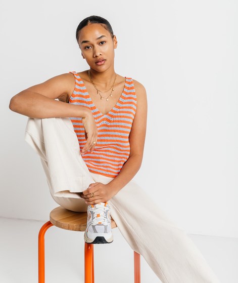 KAUF DICH GLÜCKLICH Strick Top gestreift