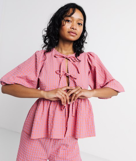 KAUF DICH GLÜCKLICH Bluse kariert