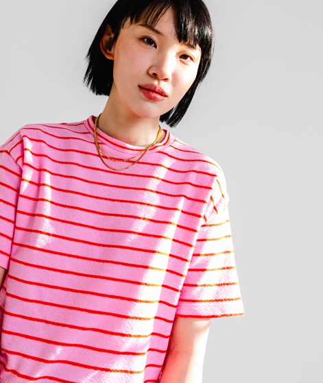 KAUF DICH GLÜCKLICH T-Shirt gestreift