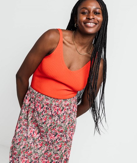 KAUF DICH GLÜCKLICH Stricktop Orange