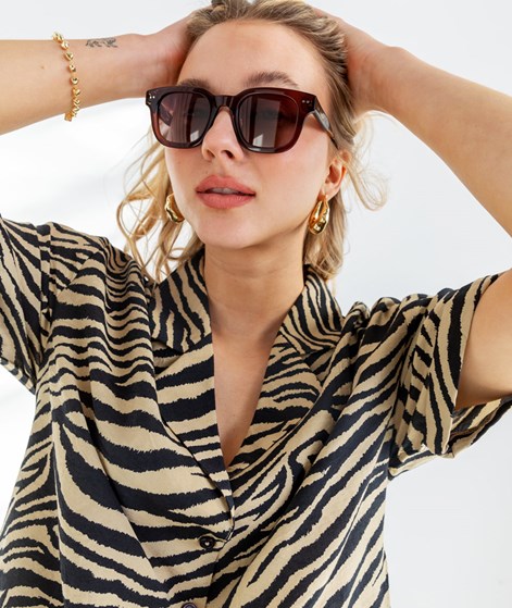 KAUF DICH GLÜCKLICH Bluse Zebraprint