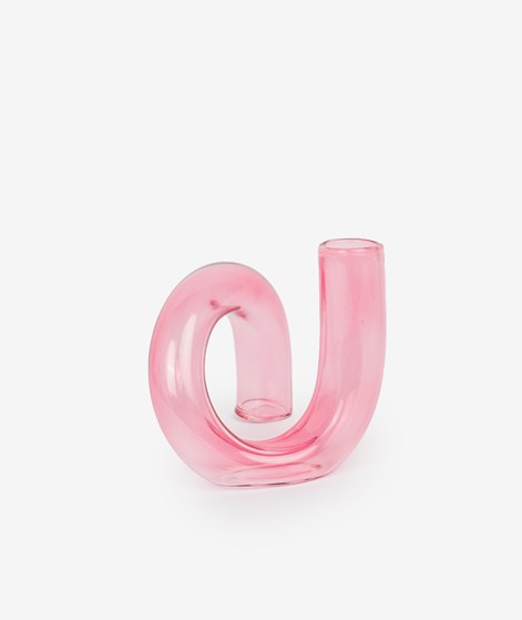 YUKU Vase Gebogen (12x12x12cm) Rosa