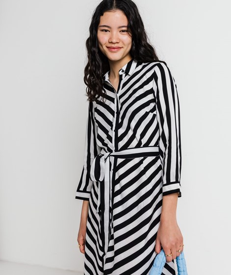 YAS YASSavanna 3/4 Short Shirt Kleid gestreift