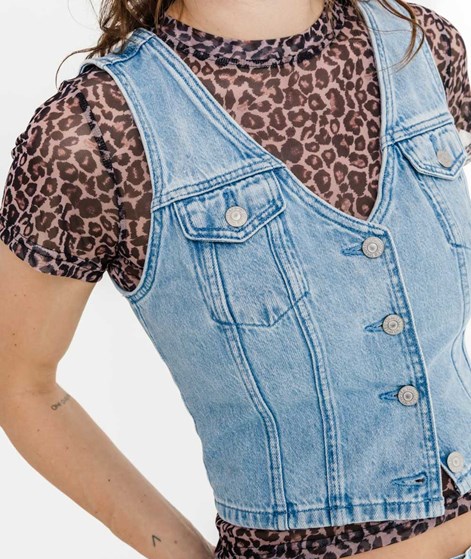 LEVI`S®CZ Bella Denim Corset Weste Blau