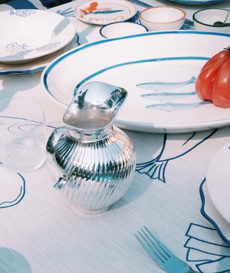 ANNA + NINA Classique Argent Krug Silber