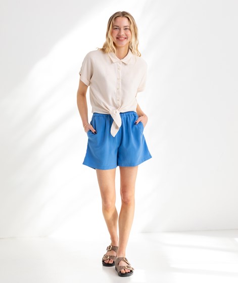 KAUF DICH GLÜCKLICH Shorts Himmelblau aus Lyocell (TENCEL™)