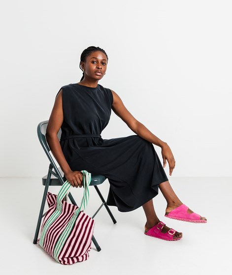 KAUF DICH GLÜCKLICH Kleid Schwarz aus Modal (TENCEL™)