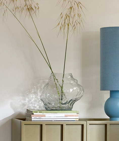 HKLIVING Cloud Vase farblos (28x24,5x24,5cm)