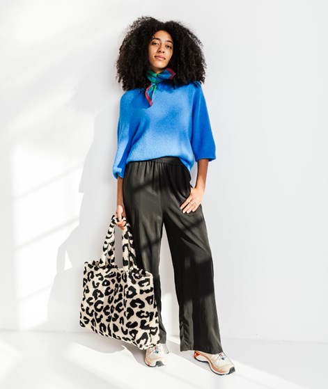 KAUF DICH GLÜCKLICH locker geschnittene Hose Schwarz aus Lyocell (TENCEL™)