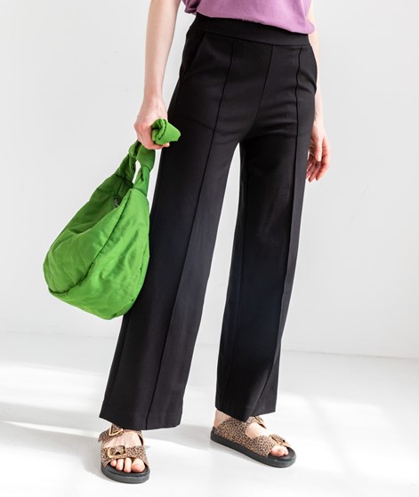 KAUF DICH GLÜCKLICH Hose Ziernaht Schwarz