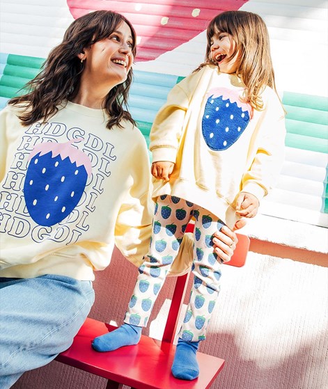 KDG X JULIA KNÖRNSCHILD Sweater Erdbeere aus Bio-Baumwolle