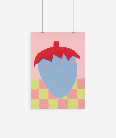 KDG X JULIA KNÖRNSCHILD Poster Erdbeere