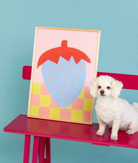 KDG X JULIA KNÖRNSCHILD Poster Erdbeere