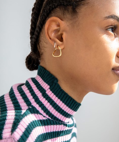 KAUF DICH GLÜCKLICH Ohrringe Filigraner Twist Gold