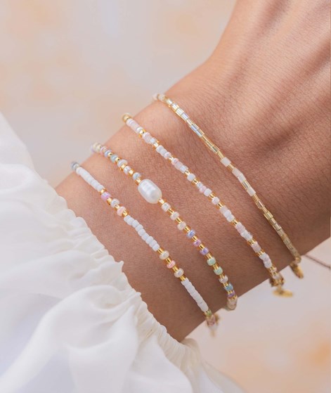 BLUSH INDIGO Amalfi Armband Weiß